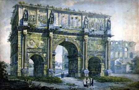 Triumphal Arch of Constantine, Rome  on from Franz Kaisermaan