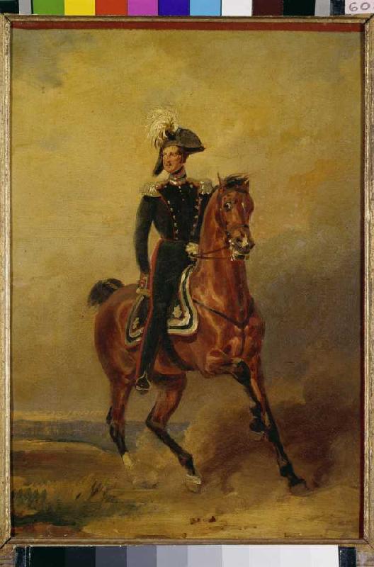 Tsar Nikolaus to horse from Franz Krüger
