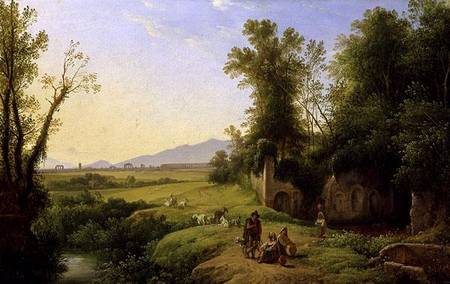 The Grove of Egeria from Franz Ludwig Catel