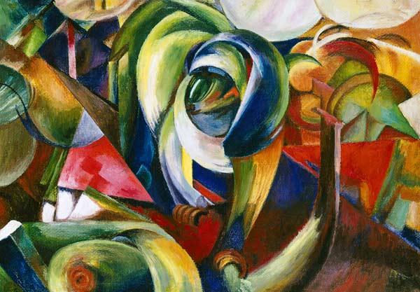 The mandrill from Franz Marc