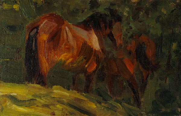Little horse study I. from Franz Marc