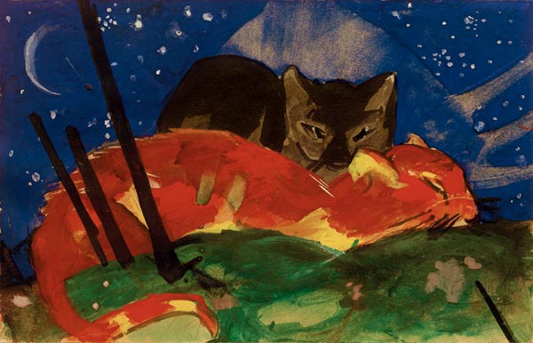 Two Cats from Franz Marc