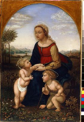 Virgin and child with John the Baptist as a Boy