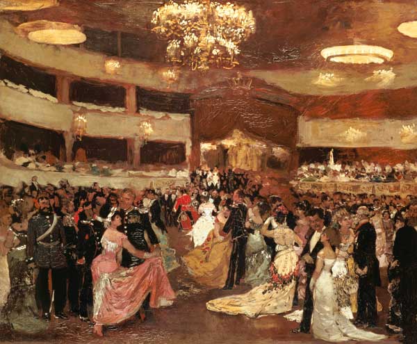 The opera ball from Franz Skarbina
