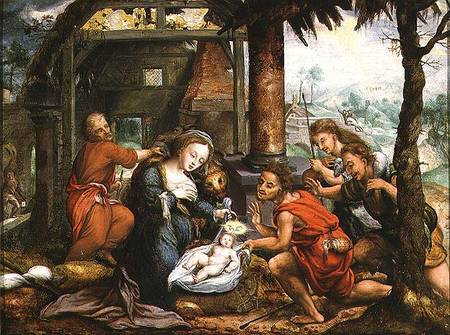 Adoration of the Shepherds from Franz Verbeeck or Verbeecq
