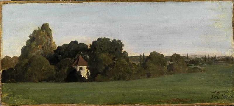 Landschaft mit Kapelle from Franz von Lenbach