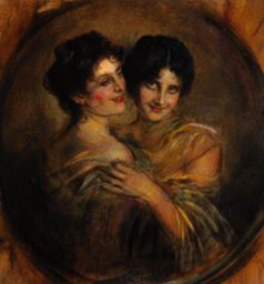 Two sisters from Franz von Lenbach