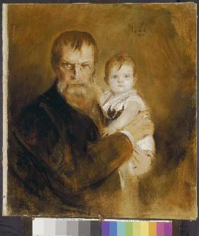 Self-portrait with daughter