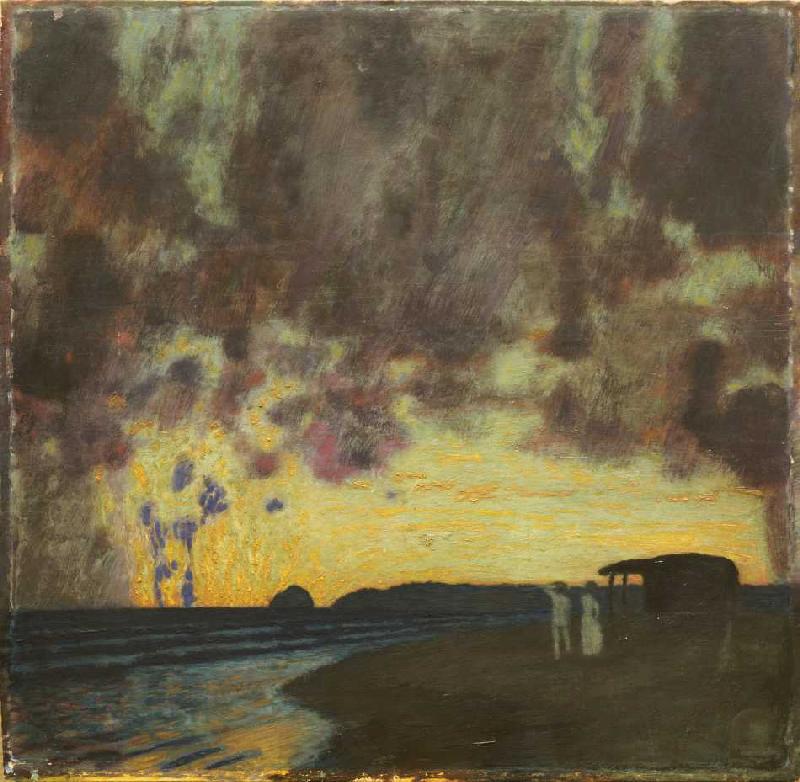 Sonnenuntergang am Meer. from Franz von Stuck