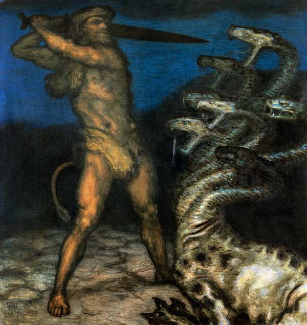 Hercules and the Hydra.