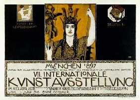 Original poster f the VII.Internationale art exhibition