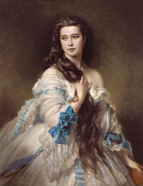 Portrait of Madame Rimsky-Korsakov (1833-78), born Varvara Dmitrievna Mergassov from Franz Xaver Winterhalter