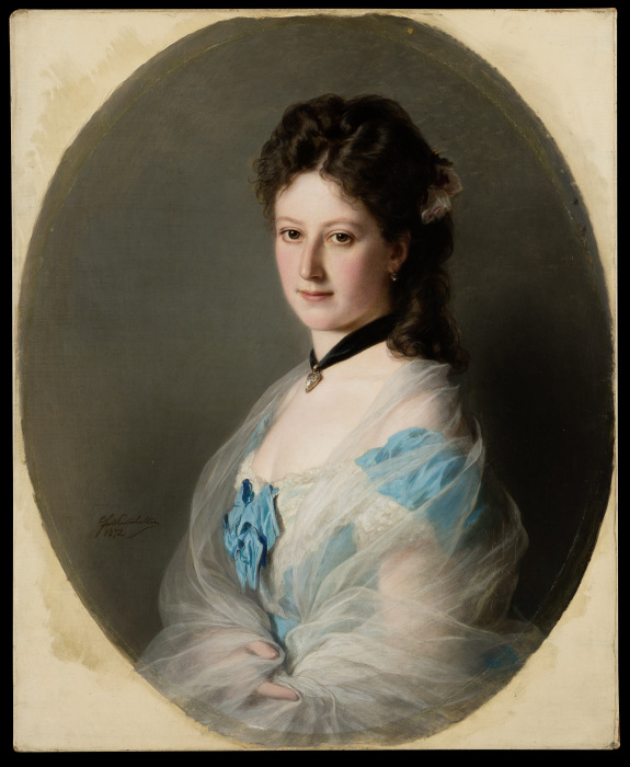 Portrait of Olga von Grunelius from Franz Xaver Winterhalter