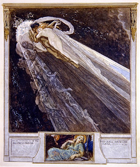 Illustration from Dante''s ''Divine Come - Franz von (Choisy Le