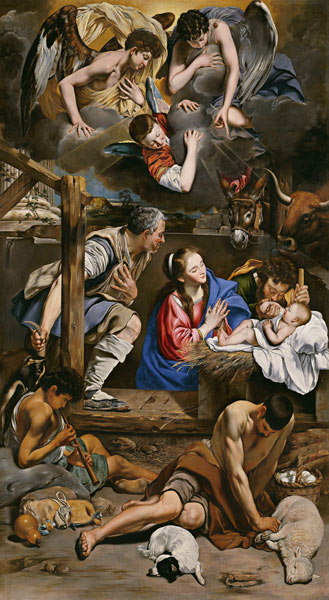 The Adoration of the Shepherds from Fray Juan Batista Maino or Mayno