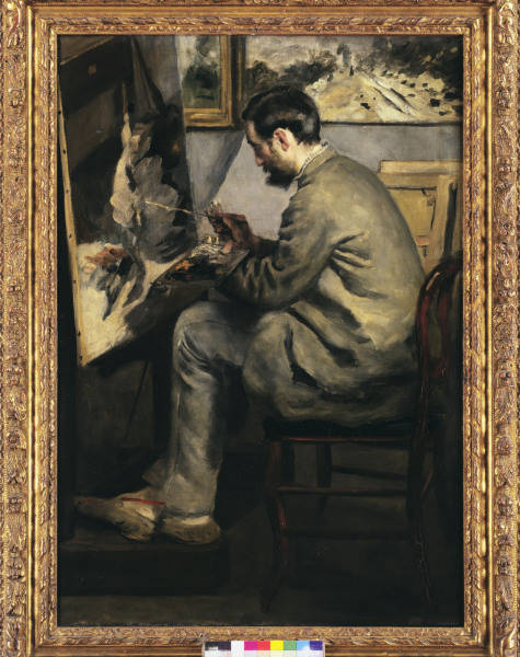 Renoir/ Bazille paints .../ 1867 from Frédéric Bazille