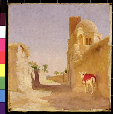 A Street in Damascus, 1873 (oil on canvas) from Frederic Leighton