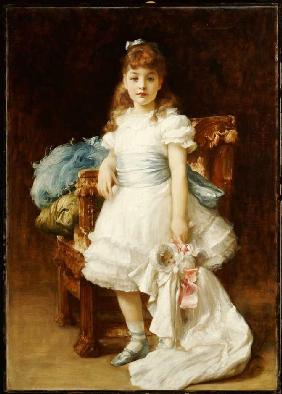 Portrait of the Lady Sybil Primrose as a child.