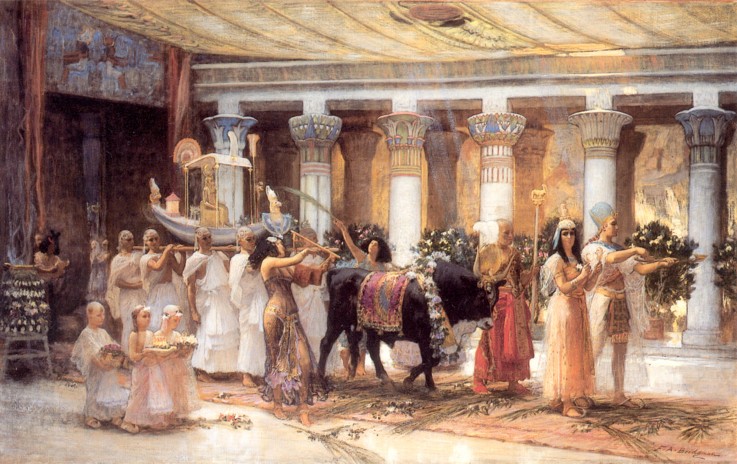 The Procession of the Sacred Bull Apis from Frederick Arthur Bridgman