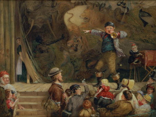 The Travelling Menagerie, 1872 (w/c) from Frederick Piercy