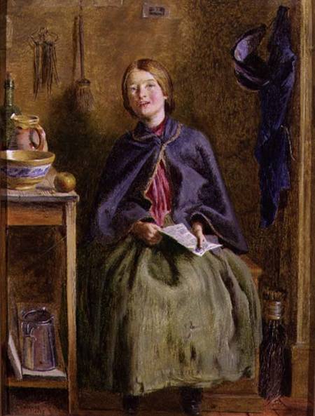 A Maid Learning to Read from Frederick Smallfield