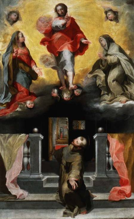 Christ Forgiving St. Francis in a Vision from Frederico (Fiori) Barocci