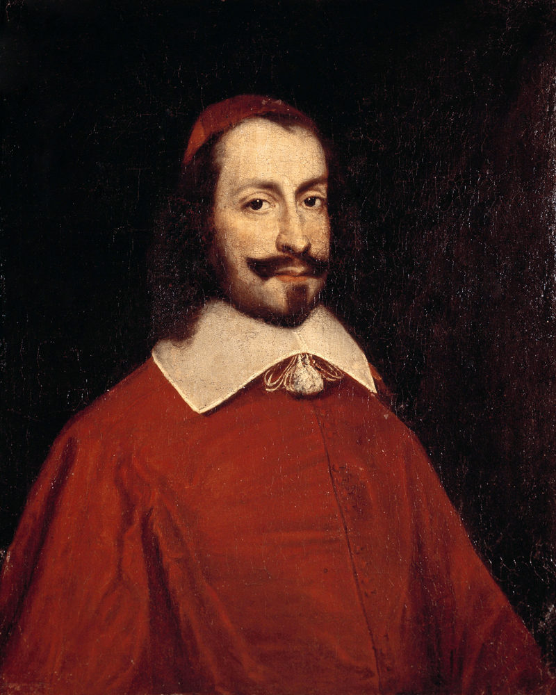 Cardinal Jules Mazarin (1602-61) copy of a 17th century portrait from French School