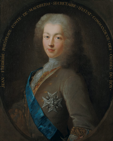 Portrait of Jean Frederic Phelypeaux (1701-81) Count of Maurepas from French School