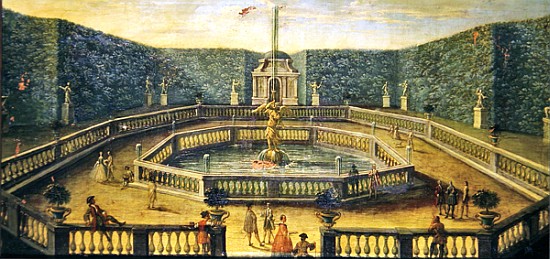 Bosquet de la Renommee at Versailles from French School