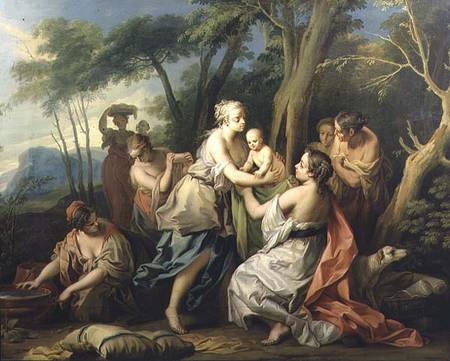 The Finding of Oedipus from French School