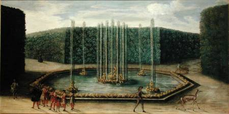 The Fountain of Bacchus at Versailles from French School