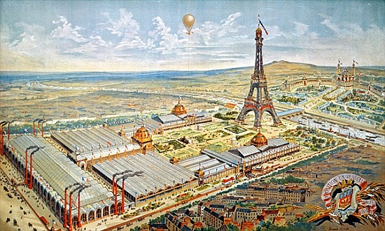 General View of the Universal Exhibition, Paris from French School