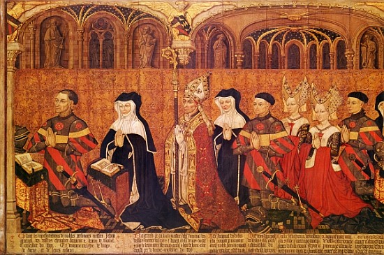 Jean I Jouvenel des Ursins (1360-1431) with his wife, Michelle de Vitry (d.1456) and their family, 1 from French School