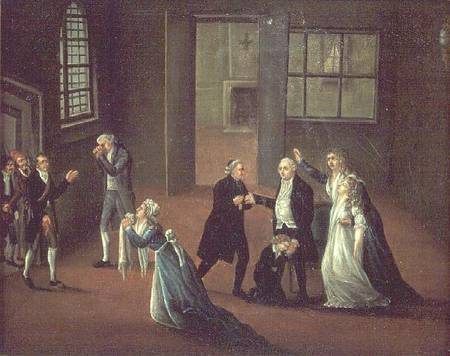 Louis XVI (1754-93) Bidding Farewell to his Family from French School
