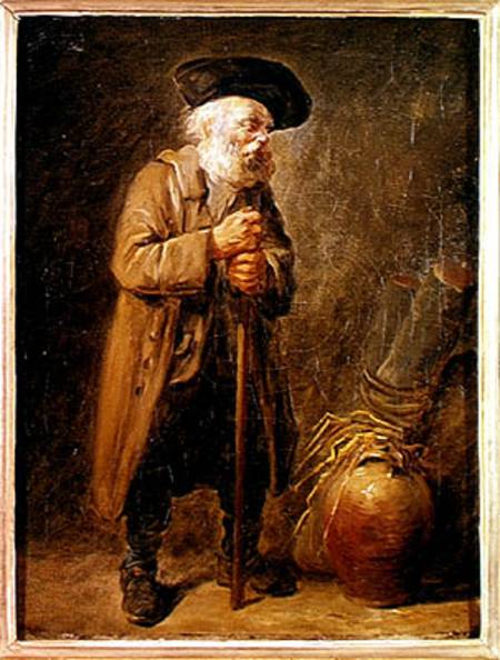 The Old Beggar from French School