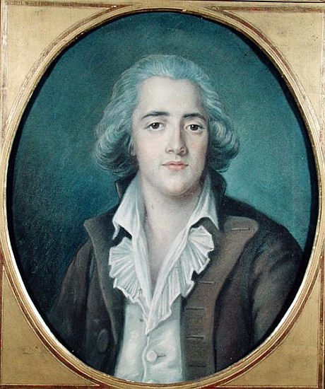 Portrait of Francois Rene (1768-1848) Vicomte de Chateaubriand, c.1786 from French School