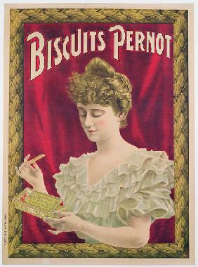 Poster advertising Pernot biscuits