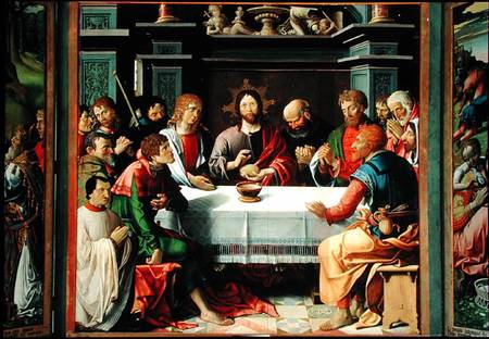 The Last Supper, central panel from the Eucharist Triptych from French School