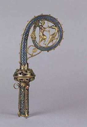 Crozier depicting St. Michael Defeating the Dragon