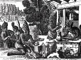 How the Natives of New Spain Prepared Cacao for Chocolate