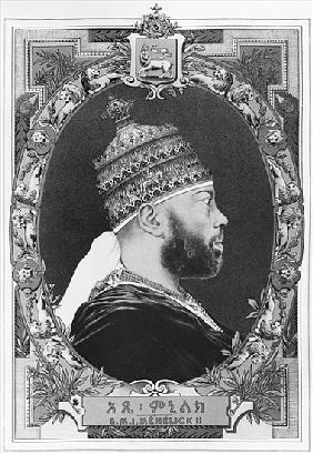 Negus of Ethiopia, Menelik II (1844-1913)