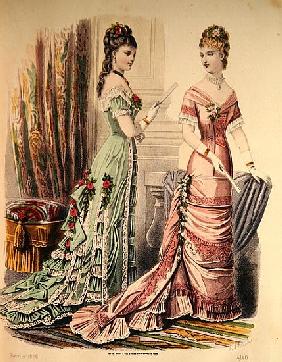 Paris fashion, from ''Journal des Demoiselles'' published Dupuy Paris