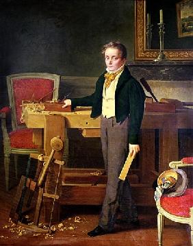 Portrait presumed to be Alfred de La Chaussee