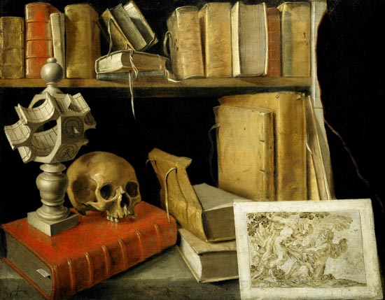 Vanitas with a Sundial from French School