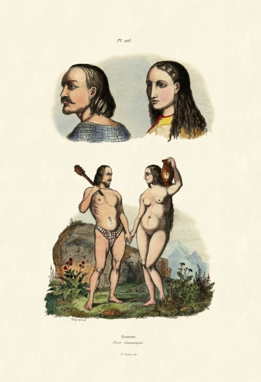 Caucasians from French School, (19th century)