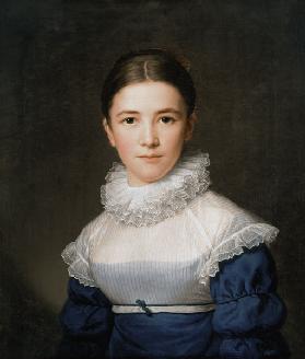 Portrait of Lina Groger, the foster daughter of the Artist