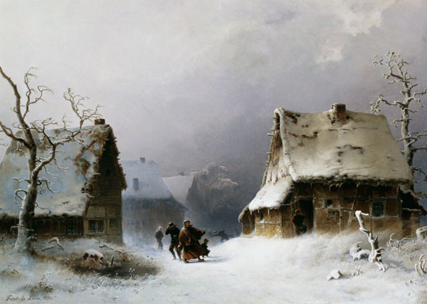 Paying snowstorm. from Friedrich de Leuw