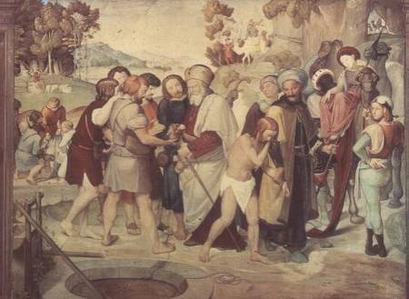 Joseph Being Sold by his Brothers, from the Casa Bartholdy fresco cycle from Friedrich Overbeck