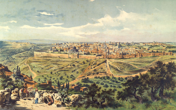 View of Jerusalem from Friedrich Perlberg