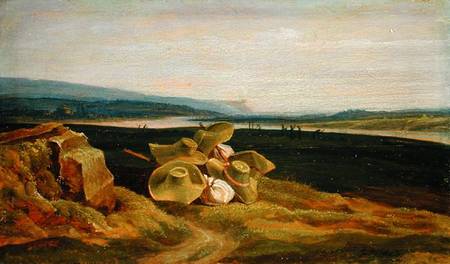 Landscape with Sun Hats from Friedrich Philipp Reinhold